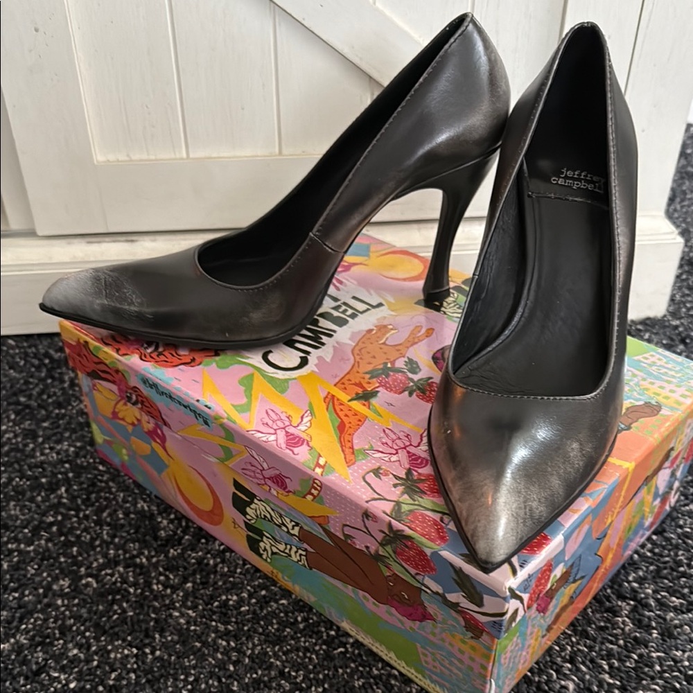 Jeffrey Campbell Black Stiletto Heels